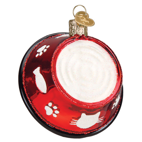 Kitty Bowl Ornament - Southlake Paws