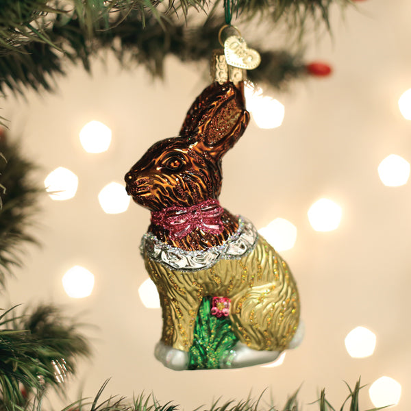 Chocolate Easter Bunny Ornament - Southlake Paws