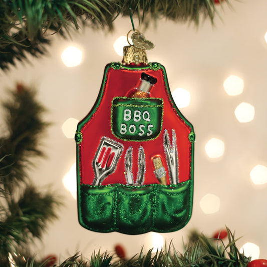 BBQ Apron Ornament - Southlake Paws