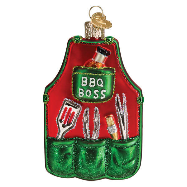 BBQ Apron Ornament - Southlake Paws