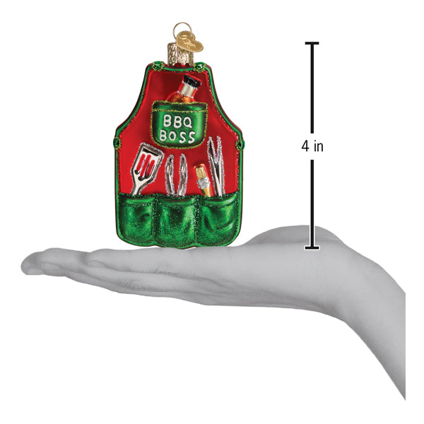 BBQ Apron Ornament - Southlake Paws