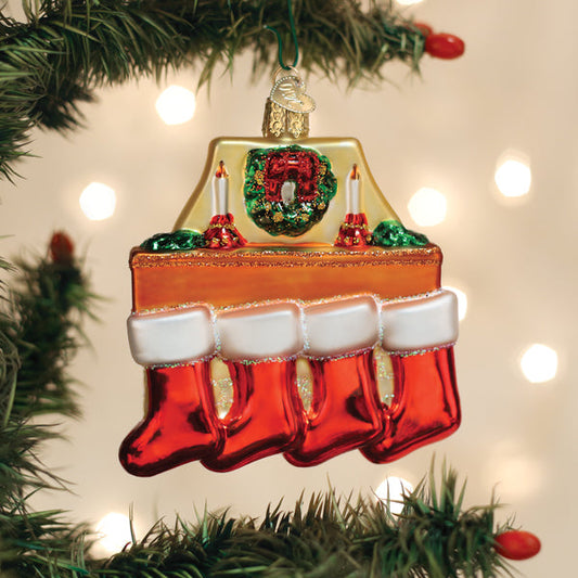 Family Of 4 Stockings Ornament - Southlake Paws