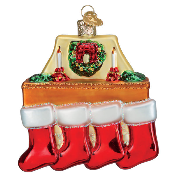 Family Of 4 Stockings Ornament - Southlake Paws