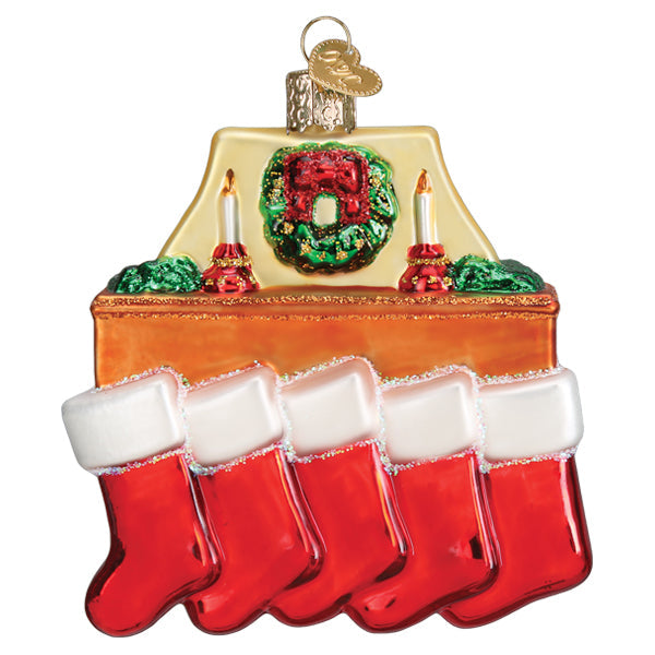 Family Of 5 Stockings Ornament - Southlake Paws