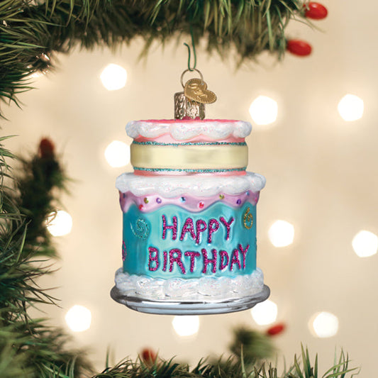 Happy Birthday Cake Ornament - Southlake Paws