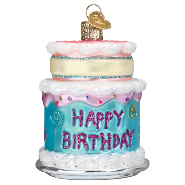 Happy Birthday Cake Ornament - Southlake Paws