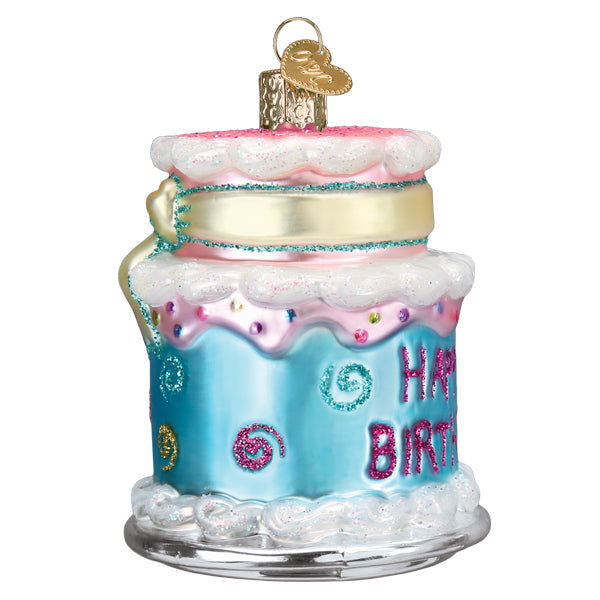 Happy Birthday Cake Ornament - Southlake Paws