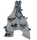 Load image into Gallery viewer, Denim Bow Overalls
