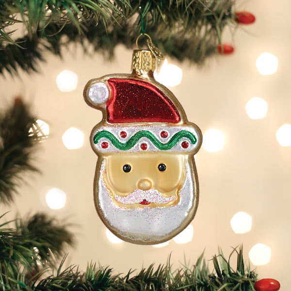 Santa Sugar Cookie Ornament - Southlake Paws