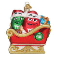 Load image into Gallery viewer, M&M'S In Sleigh Ornament - Southlake Paws
