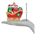Load image into Gallery viewer, M&M'S In Sleigh Ornament - Southlake Paws
