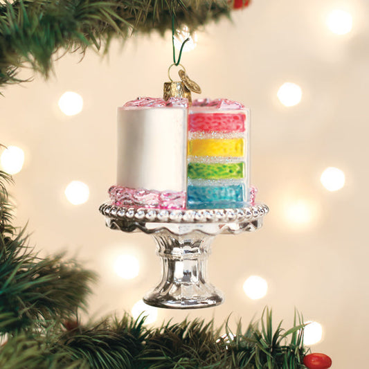 Cake On Stand Ornament - Southlake Paws