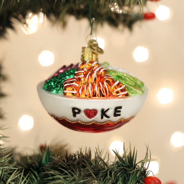 Poke Bowl Ornament - Southlake Paws