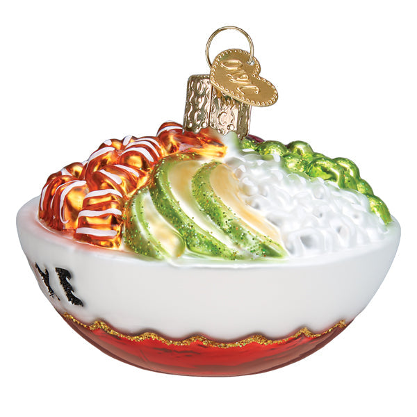 Poke Bowl Ornament - Southlake Paws