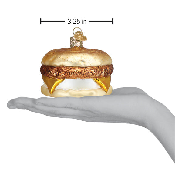 Breakfast Sandwich Ornament - Southlake Paws