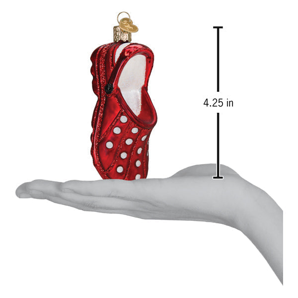 Rubber Clog Ornament - Southlake Paws