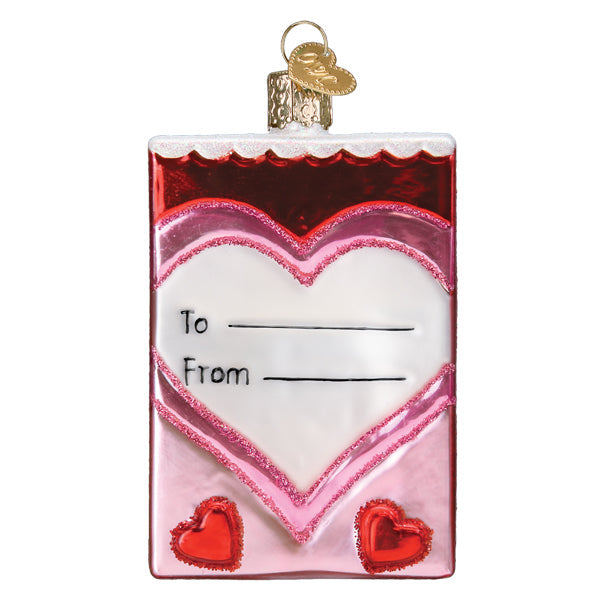 Conversation Hearts Candy Ornament - Southlake Paws
