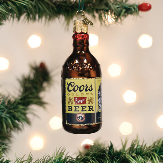 Coors Banquet Bottle Ornament - Southlake Paws
