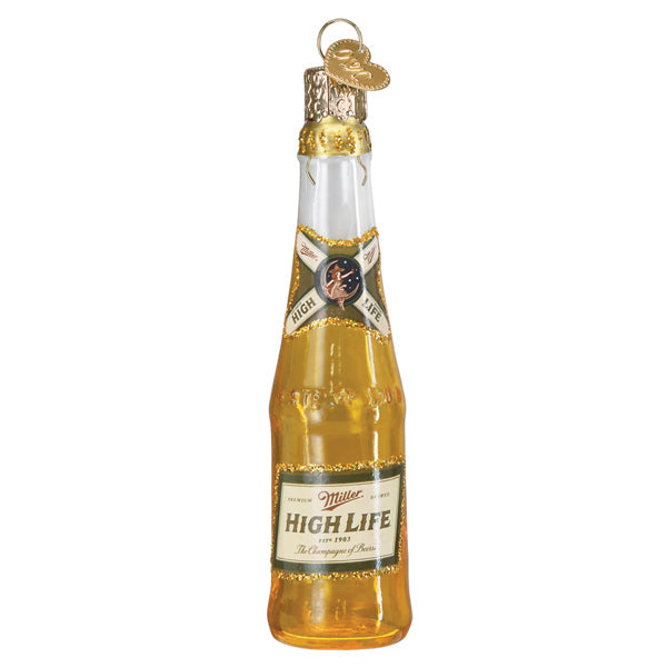 Miller High Life Bottle Ornament - Southlake Paws