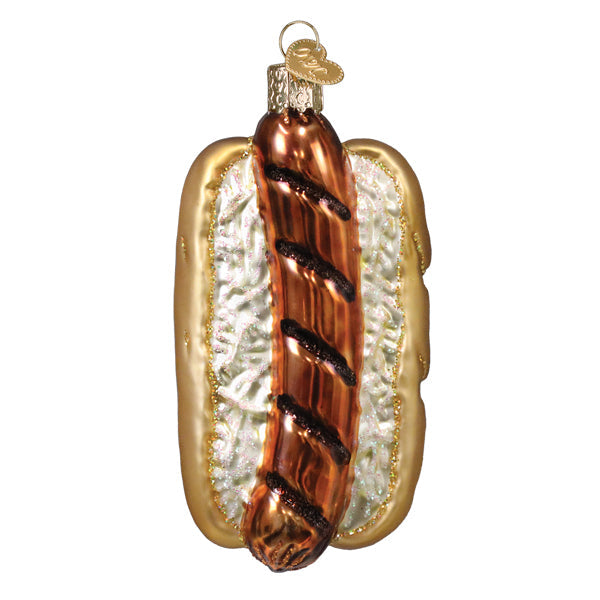 Bratwurst Sandwich Ornament - Southlake Paws