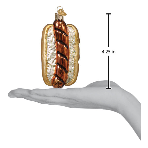 Bratwurst Sandwich Ornament - Southlake Paws