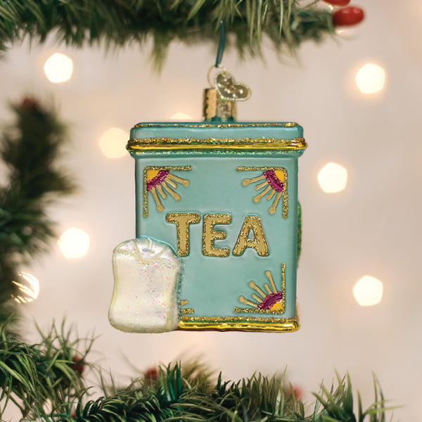 Tea Tin Ornament - Southlake Paws