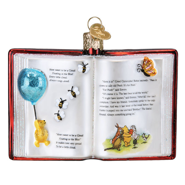Winnie-the-Pooh Book Ornament - Southlake Paws