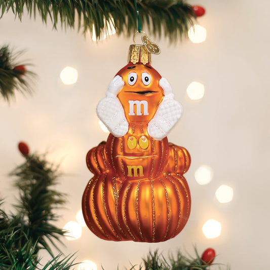 M&M'S Orange Autumn Ornament - Southlake Paws