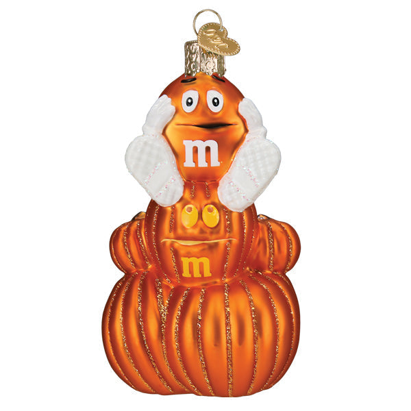 M&M'S Orange Autumn Ornament - Southlake Paws