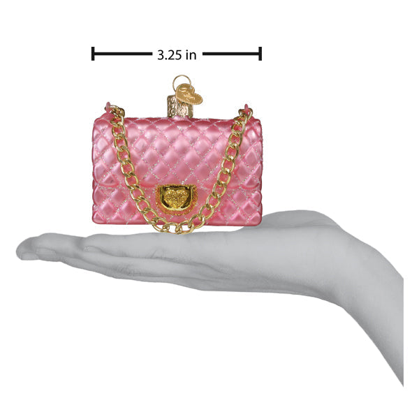 Quilted Purse Ornament - Southlake Paws
