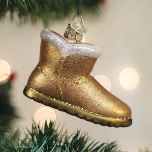 Sheepskin Boot Ornament - Southlake Paws