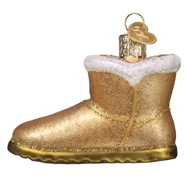 Sheepskin Boot Ornament - Southlake Paws