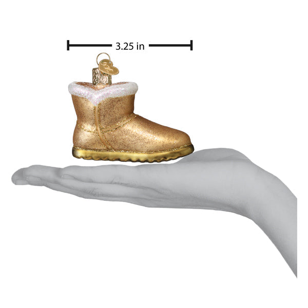 Sheepskin Boot Ornament - Southlake Paws