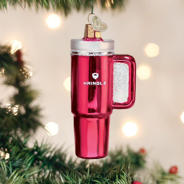 Pink Kringle Cup Ornament - Southlake Paws