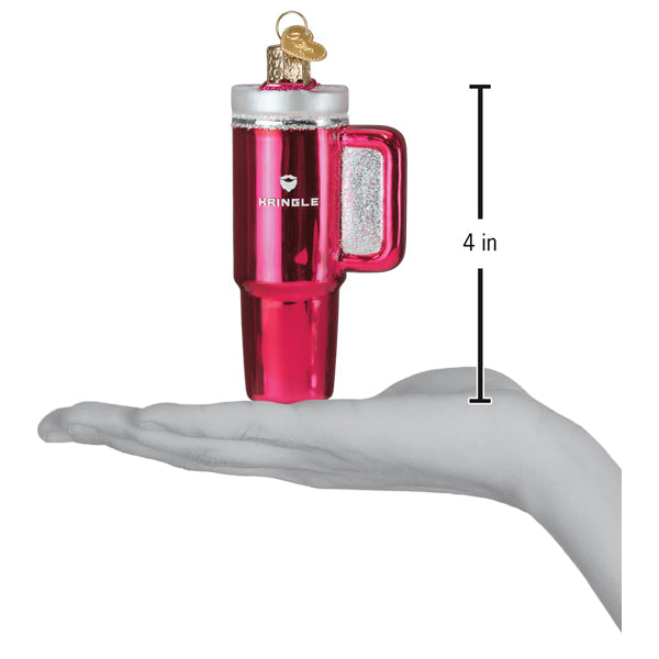 Pink Kringle Cup Ornament - Southlake Paws