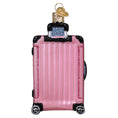 Load image into Gallery viewer, Pink Rolling Suitcase Ornament - Southlake Paws
