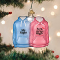 Load image into Gallery viewer, Mr. & Mrs. Hoodies Ornament - Southlake Paws
