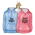 Load image into Gallery viewer, Mr. & Mrs. Hoodies Ornament - Southlake Paws
