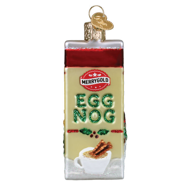 Eggnog Carton Ornament - Southlake Paws