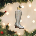 Load image into Gallery viewer, Glittered Boot Ornament
