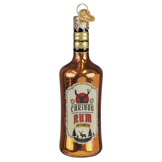 Rum Bottle Ornament - Southlake Paws