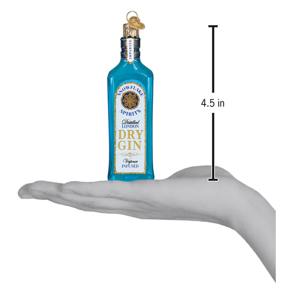 Gin Bottle Ornament - Southlake Paws