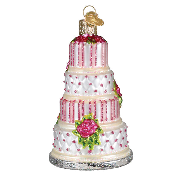 Elegant Wedding Cake Ornament - Southlake Paws