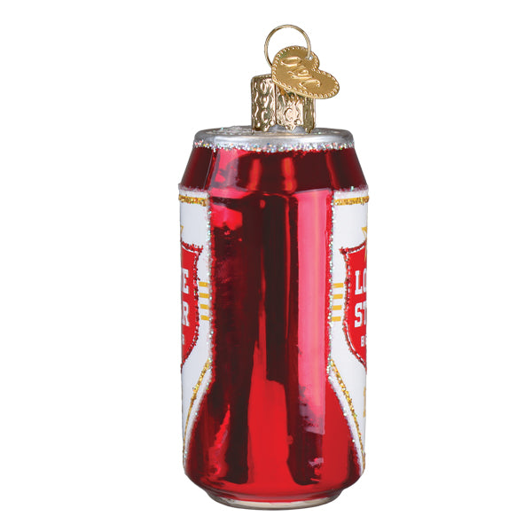 Lone Star Beer Can Ornament - Southlake Paws