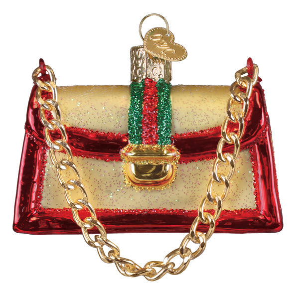 Fashion Purse Ornament - Southlake Paws