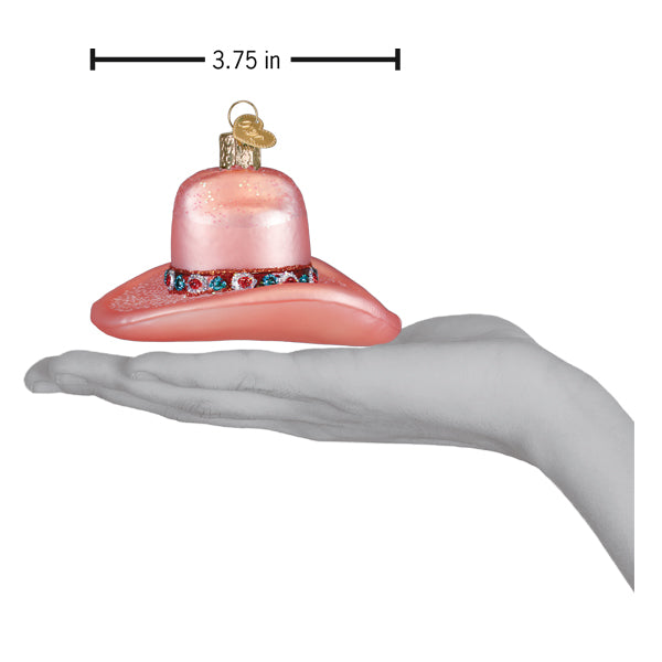 Cowgirl Hat Ornament - Southlake Paws