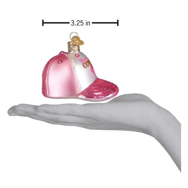 Cowgirl Trucker Cap Ornament - Southlake Paws