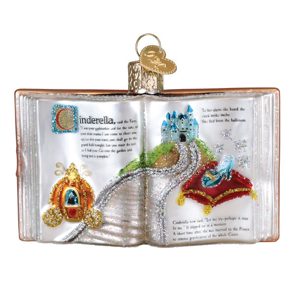 Cinderella Book Ornament - Southlake Paws
