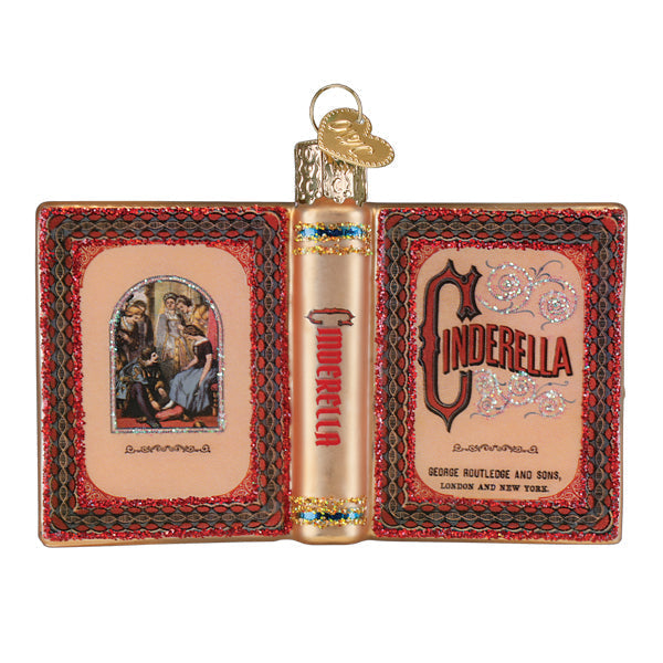 Cinderella Book Ornament - Southlake Paws