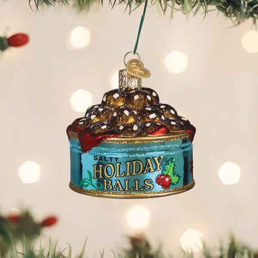 Salty Holiday Balls Ornament